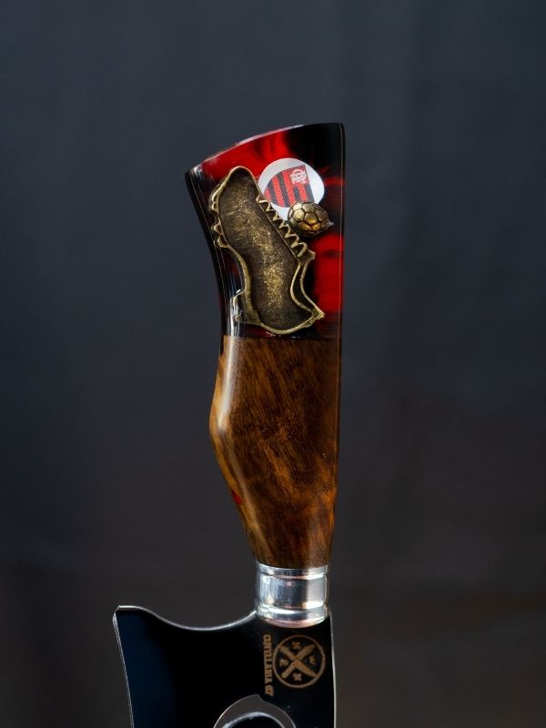Faca Picanheira Time - Flamengo Cabo Personalizado Troféu