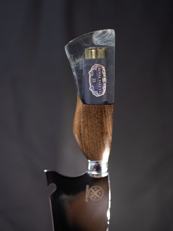 Faca Picanheira Bebidas - Cabo Munição Royal Salute 21