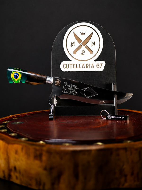 Faca Picanheira Brasil - Pátria Amada