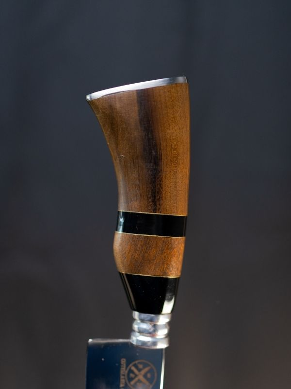 Faca Picanheira Slim 8 Polegadas - Cabo Madeira e Preto