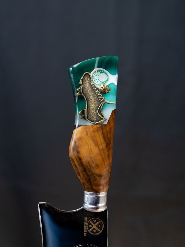 Faca Picanheira Time - Palmeiras Lâmina Personalizada