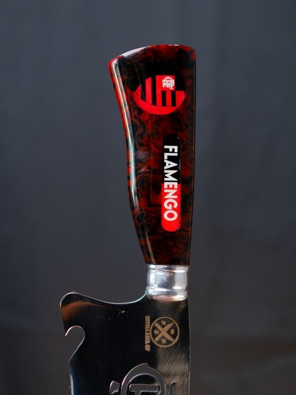 Faca Picanheira Time - Flamengo Lâmina Personalizada