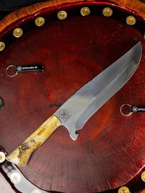 Faca Picanheira Armas - Cabo Madeira Revólver 38